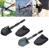 Maxbell Multifunction Folding Camping Spade Equipment with Storage Bag Hiking Black