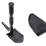 Maxbell Multifunction Folding Camping Spade Equipment with Storage Bag Hiking Black