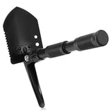 Maxbell Multifunction Folding Camping Spade Equipment with Storage Bag Hiking Black