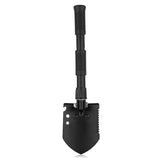 Maxbell Multifunction Folding Camping Spade Equipment with Storage Bag Hiking Black