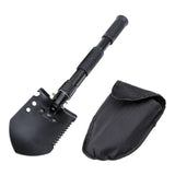 Maxbell Multifunction Folding Camping Spade Equipment with Storage Bag Hiking Black