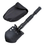 Maxbell Multifunction Folding Camping Spade Equipment with Storage Bag Hiking Black