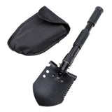 Maxbell Multifunction Folding Camping Spade Equipment with Storage Bag Hiking Black