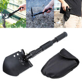Maxbell Multifunction Folding Camping Spade Equipment with Storage Bag Hiking Black