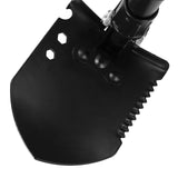 Maxbell Multifunction Folding Camping Spade Equipment with Storage Bag Hiking Black