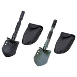 Maxbell Multifunction Folding Camping Spade Equipment with Storage Bag Hiking Black
