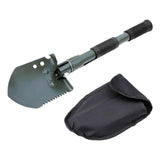 Maxbell Multifunction Folding Camping Spade Equipment with Storage Bag Hiking Green