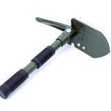 Maxbell Multifunction Folding Camping Spade Equipment with Storage Bag Hiking Green