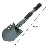 Maxbell Multifunction Folding Camping Spade Equipment with Storage Bag Hiking Green