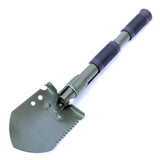 Maxbell Multifunction Folding Camping Spade Equipment with Storage Bag Hiking Green