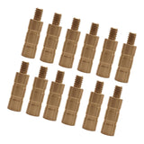 Maxbell 12Pcs Brass Inserts Counterweight Thread Bow Weight for Compound Recurve Bow 50gr