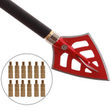 Maxbell 12Pcs Brass Inserts Counterweight Thread Bow Weight for Compound Recurve Bow 50gr