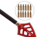 Maxbell 12Pcs Brass Inserts Counterweight Thread Bow Weight for Compound Recurve Bow 50gr