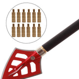 Maxbell 12Pcs Brass Inserts Counterweight Thread Bow Weight for Compound Recurve Bow 50gr