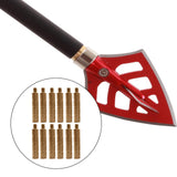 Maxbell 12Pcs Brass Inserts Counterweight Thread Bow Weight for Compound Recurve Bow 100gr