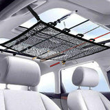 Maxbell Mesh Car Roof Organizer Fishing Rod Holder for Blanket Sundries Long Trip