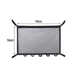 Maxbell Mesh Car Roof Organizer Fishing Rod Holder for Blanket Sundries Long Trip