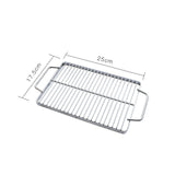 Maxbell Grill Rack Stove Rack Pot Stand Fish Vegetables for Barbecue Cooking Picnic 25cm x 17.5cm