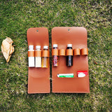 Maxbell Portable Spice Bottle Set Empty Durable Refillable for Cooking Hiking Pantry