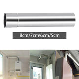 Maxbell 20inch Flue Extension Tube Chimney Hiking Water Heater Burner Stove Pipes 8cmx50cm
