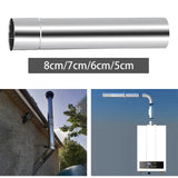 Maxbell 20inch Flue Extension Tube Chimney Hiking Water Heater Burner Stove Pipes 8cmx50cm