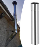 Maxbell 20inch Flue Extension Tube Chimney Hiking Water Heater Burner Stove Pipes 7cmx50cm
