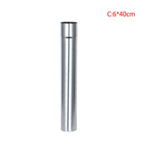 Maxbell 20inch Flue Extension Tube Chimney Hiking Water Heater Burner Stove Pipes 5cmx50cm