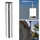 Maxbell 20inch Flue Extension Tube Chimney Hiking Water Heater Burner Stove Pipes 5cmx50cm