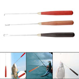 Maxbell Stainless Steel Fish Hook Remover Disgorger Fishing Tackle Practical Easy Red