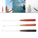 Maxbell Stainless Steel Fish Hook Remover Disgorger Fishing Tackle Practical Easy Red