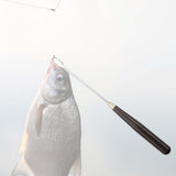 Maxbell Stainless Steel Fish Hook Remover Disgorger Fishing Tackle Practical Easy Black