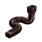 Maxbell Downspout Extended Drain Pipe Extension Garden Drainage Connector Home Brown