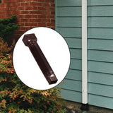 Maxbell Downspout Extended Drain Pipe Extension Garden Drainage Connector Home Brown