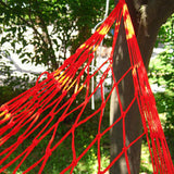 Maxbell Camping Hammock Swing Net Sleeping Bed with Hooks for Hiking Garden Yard Blue