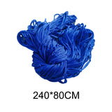 Maxbell Camping Hammock Swing Net Sleeping Bed with Hooks for Hiking Garden Yard Blue