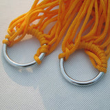 Maxbell Camping Hammock Swing Net Sleeping Bed with Hooks for Hiking Garden Yard Orange