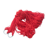 Maxbell Camping Hammock Swing Net Sleeping Bed with Hooks for Hiking Garden Yard Red