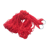 Maxbell Camping Hammock Swing Net Sleeping Bed with Hooks for Hiking Garden Yard Red