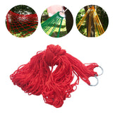 Maxbell Camping Hammock Swing Net Sleeping Bed with Hooks for Hiking Garden Yard Red