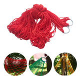 Maxbell Camping Hammock Swing Net Sleeping Bed with Hooks for Hiking Garden Yard Red