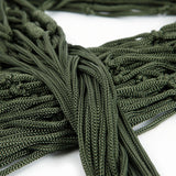 Maxbell Camping Hammock Swing Net Sleeping Bed with Hooks for Hiking Garden Yard Dark Green