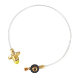 Maxbell Flat Gas Tank Coupler Accessory Camping BBQ Cylinder Tank Refill Adapter