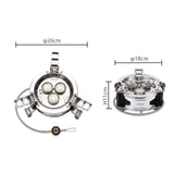 Maxbell Camping Gas Stove with Storage Bag Windproof Outdoor Stove Burner for Hiking