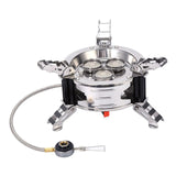 Maxbell Camping Gas Stove with Storage Bag Windproof Outdoor Stove Burner for Hiking