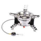 Maxbell Camping Gas Stove with Storage Bag Windproof Outdoor Stove Burner for Hiking
