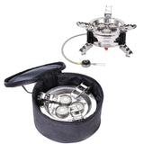 Maxbell Camping Gas Stove with Storage Bag Windproof Outdoor Stove Burner for Hiking