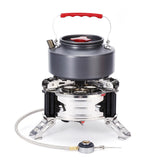 Maxbell Camping Gas Stove with Storage Bag Windproof Outdoor Stove Burner for Hiking