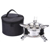 Maxbell Camping Gas Stove with Storage Bag Windproof Outdoor Stove Burner for Hiking
