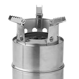 Maxbell Stainless Steel Backpacking stoves Sturdy Foldable for barbecue