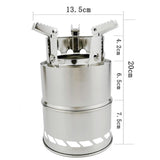 Maxbell Stainless Steel Backpacking stoves Sturdy Foldable for barbecue